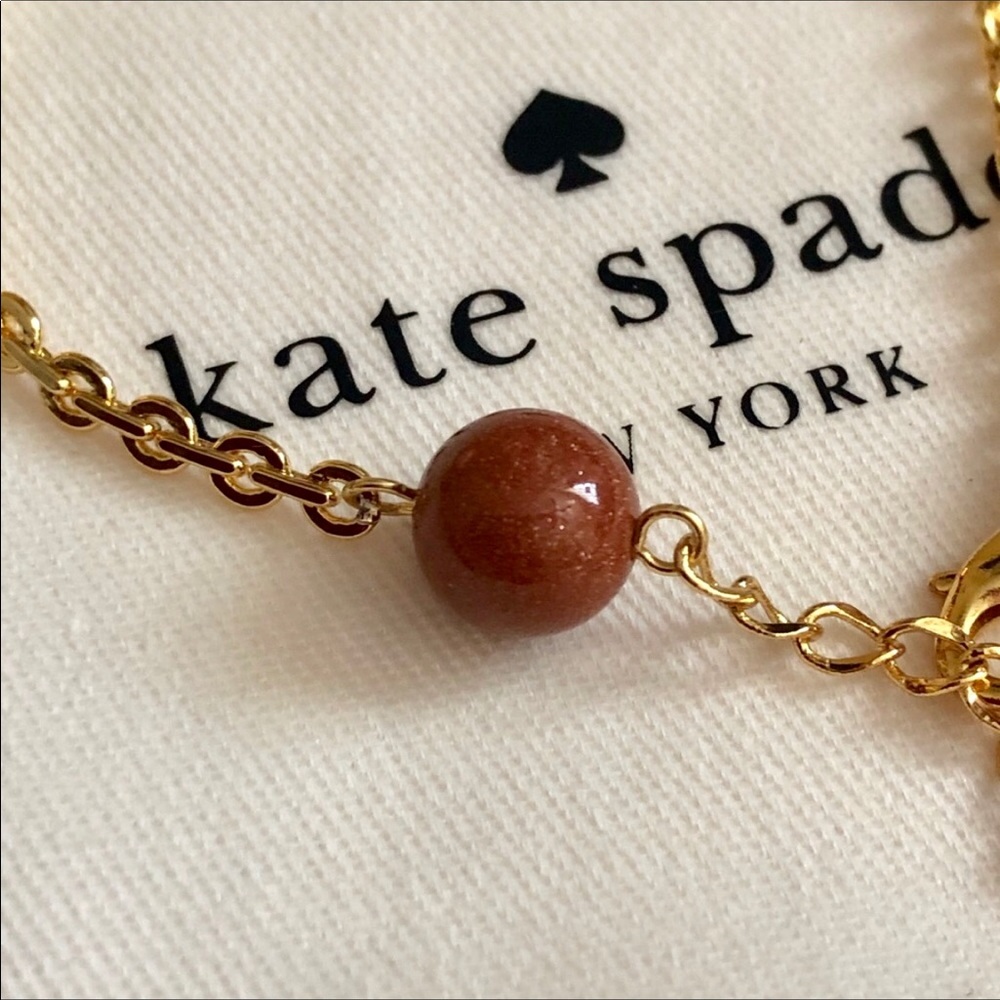 Kate Spade gold and bead Bracelet - Picture 2 of 6
